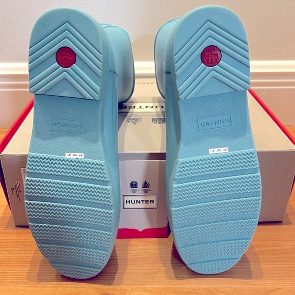 NEW Hunter Artic Mint Original Refined Short Rain Boots, Size 11 - Picture 6 of 7